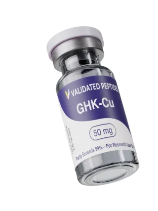 GHK-Cu research peptide vial